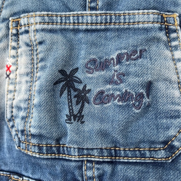 •Mayoral• Kid’s Denim Overall Shortalls - Size 4 - Picture 3 of 8